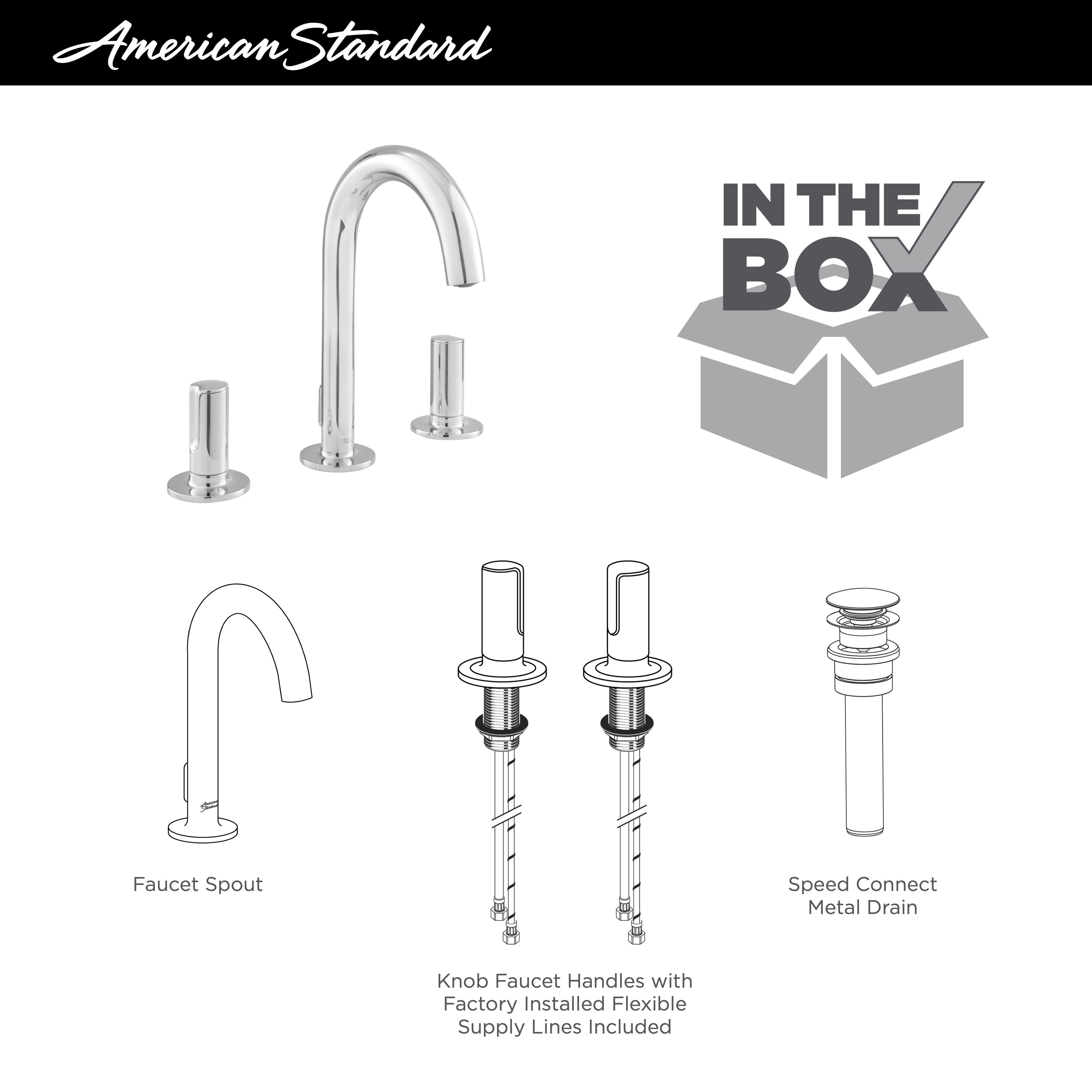 Studio™ S 8-Inch Widespread 2-Handle Bathroom Faucet 1.2 gpm/4.5 L/min With Lever Handles